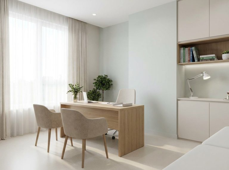 A calm consultation room